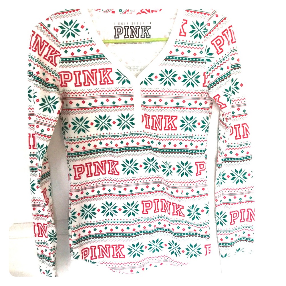 Victoria Secret PINK thermal sleep shirt